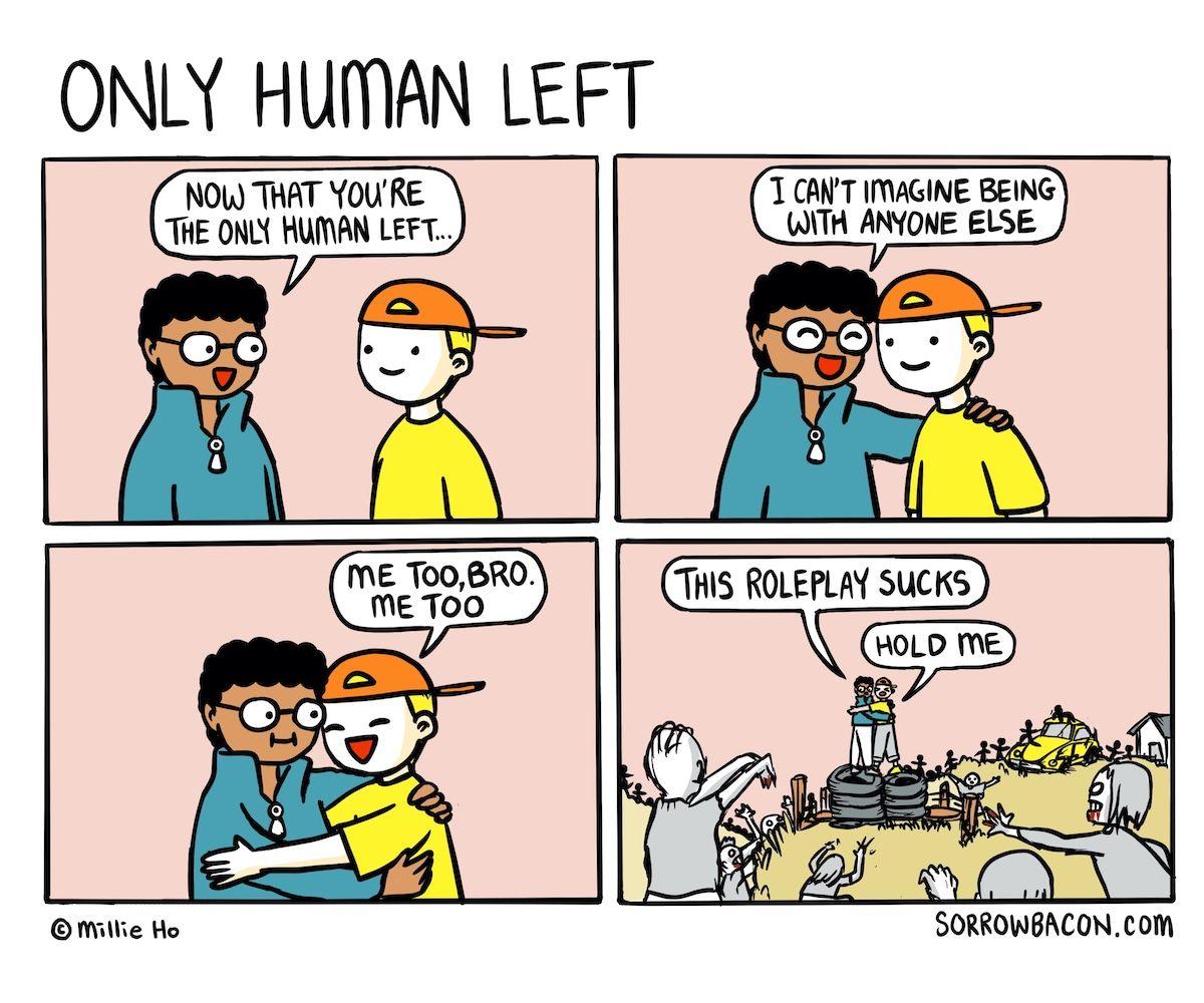 Only Human Left sorrowbacon comic