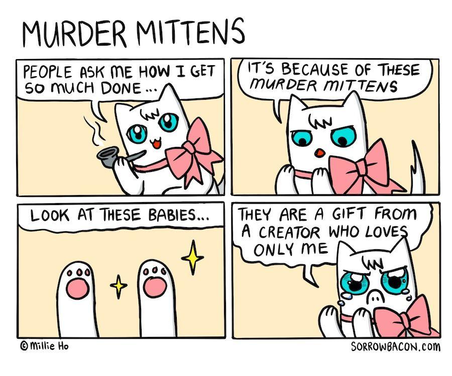 Murder Mittens sorrowbacon comic